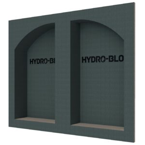 32" x 26" Recessed Double Arch Niche
